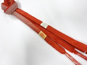 未使用品　正絹　手組帯締め